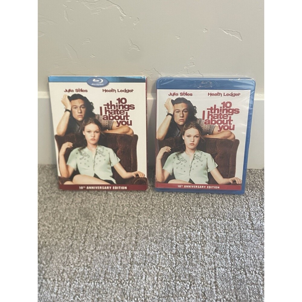 New Sealed '99 10 Things I Hate about You Blu-ray Disc Heath Ledger Julia Stiles